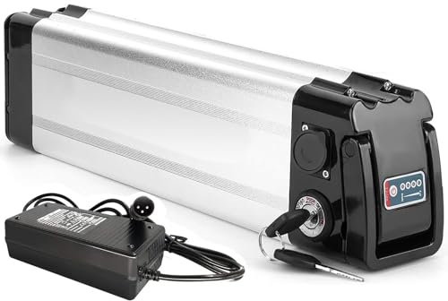 Ebike Battery 36V 48V 8AH 10AH 13AH 15AH 17.5AH 20AH Electric Bicycle Lithium Battery Pack with Charger Electric Bicycle Battery for 250W 350W 500W 750W 800W Motor 36V8Ah