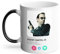 Mug Thermo-réactif Tasse Magique - Agent Smith Réseau Social Rencontre Amour - 325 ml