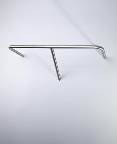 Siqual Design RAIL Garderobe Innovatives Design aus Deutschland mit hochwertiger Pulverbeschichtung, Made in EU (Edelstahl)