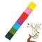 Juego de almohadillas de tinta de color arcoíris, almohadilla de tinta para huellas dactilares, sello lavable, almohadilla de tinta de rampa degradado para niños, álbumes de recortes, tarjetas, papel,