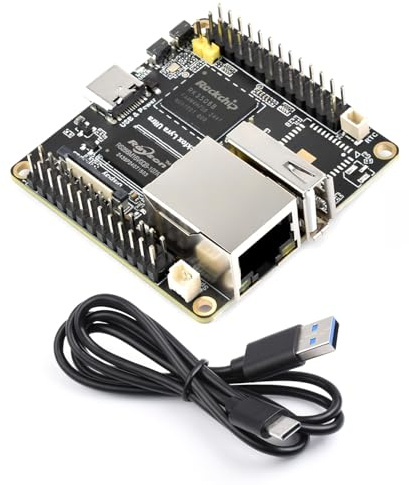 LUCKFOX Lyra Ultra - Micro Linux Development Board-RK3506B Tri-Core Cortex-A7/M0 8GB eMMC MIPI DSI Flexible Expansion, for Smart Home Devices, Robots, Without Wireless & PoE Module