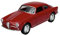 Welly Modello Auto Compatibile con 1954 Alfa Romeo Giulietta Rosso ca 1/34-1/39 Metal Model Auto The Cast Nuovo in Scatola