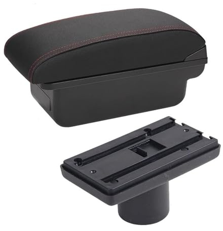 Accoudoir Central de Voiture, pour Seat, pour Ibiza 6J, pour Ibiza 6L Rangement de Contenu avec Porte-gobelet Console Centrale USB