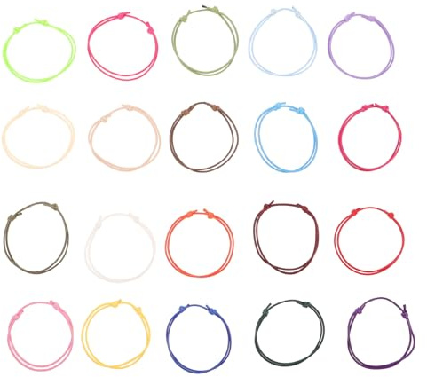 Gadpiparty Weiche Verstellbare Welpenhalsbänder 20 Farben mit Id Code für Kleine Hunde Kätzchen Leichtes Mehrfarbiges Welpen Identifikationshalsband