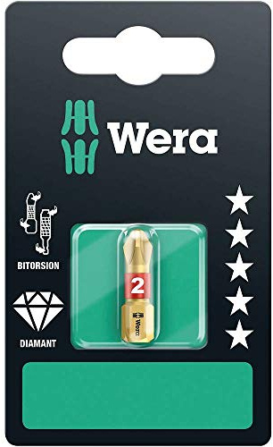 Wera – Kreuzschlitz-Einsatz 1,25 mm-Schrauben Phillips, 1 Stück im Blister