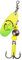 Savage Gear Caviar Spinner, Hechtköder, Angelköder, Kunstköder, Barschköder, Zanderköder, Köder für Hecht, Zander, Barsch, Forellenköder, Barschspinner, Forellenspinner, Hechtspinner, Farbe:Fluo Yellow / Chartreuse, Größe / Gewicht / Packungsinhalt:Gr. 4 / 14g
