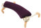 sourcing map Schulterstütze für 1/2-Violine Geige Metallrahmen Flanell Bordeaux Schulterhalter