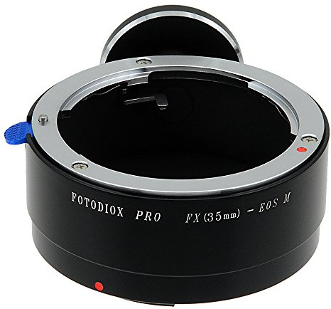 Fotodiox Pro Lens Mount Adapter Compatible with Fujica X-Mount 35mm Film Lenses on Canon EOS M EF-M Mount Mirrorless Cameras