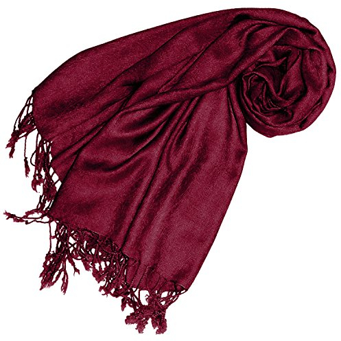 Lorenzo Cana Designer Pashmina hochwertiger Marken-Schal jacquard gewebtes Paisley Muster 60 x 200 cm Viskose harmonische Farben Schaltuch Schal Tuch 93270