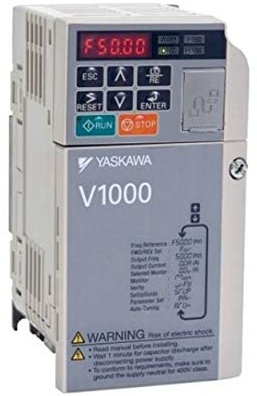Yaskawa V1000 Variateur de vitesse monophasé, 200/240 V CA, 4 kW, 17,5 A, IP20
