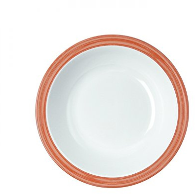 WACA 1926 Suppenteller Kunststoffteller 600 ml Dm 205 mm, Farbe:Bistro orange