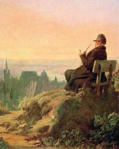 1art1 Carl Spitzweg Poster Rast Auf Dem Weinberg, 1845 Kunstdruck Bild 50x40 cm