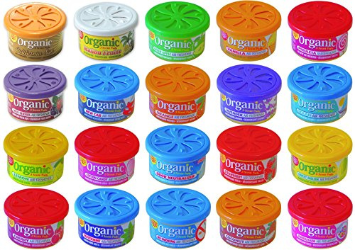 Organic Scents Duftdose 12-er Autoduft Lufterfrischer Top Mix 1