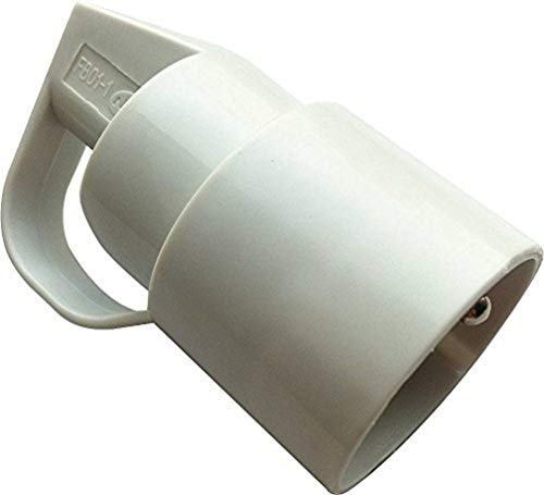Dio DIO043073 - Enchufe hembra (2 polos de anillo, color gris