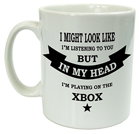 Funny Ceramic Mug For Men-In My Head I'm Playing On The Xbox