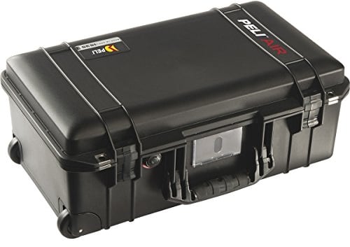 PELI 1535 Air Leichter Schützender Trolley für Kamera- und Fotografieequipment, Wasser- und Staubdicht, 27L Volumen, Ohne Schaumstoffeinlage, Farbe: Schwarz