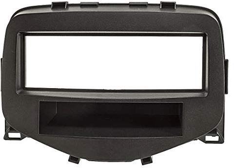 tomzz Audio 2455-084 Cache-Radio Compatible avec Toyota Aygo Citroën C1 Peugeot 108 à partir de 2014 Noir Anthracite