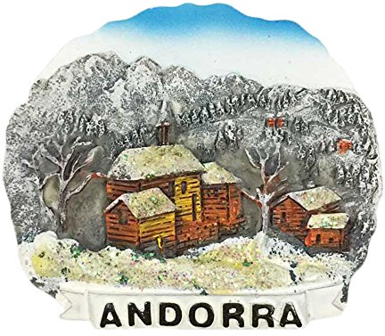Andorra 3D Kühlschrank Magnet Reise Aufkleber Souvenirs, Home & Küche Dekoration Andorra Kühlschrank Magnet Aus China