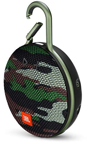 JBL Clip 3, Camouflage - Waterproof, Durable & Portable Bluetooth Speaker - Up to 10 Hours of Play - Includes Noise-Cancelling Speakerphone & Wireless Streaming