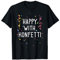 Happy With Konfetti Shirt - Silvester Neujahr T-Shirt