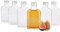 MamboCat Set di 6 bottiglie da 100 ml, con tappo a vite argentato, bottiglie per liquori, bottiglie da riempire, bottiglie di olio di aceto, 6 bottiglie di vetro da 100 ml, ermetiche
