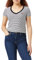 Levi's Perfect V-Neck T-Shirt Femme, Annalise Stripe Cloud Dancer, S