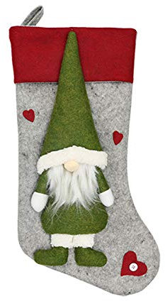 Ototon Weihnachtssocke zum Aufhängen, 3D, Sockenhalter, Geschenkbeutel, für Süßigkeiten, Tannenbaum, Wanddekoration, Kamine
