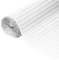 Nature Ecran de Jardin à Double Face PVC 1,5x3 m Blanc Panneau Clôture Terrasse
