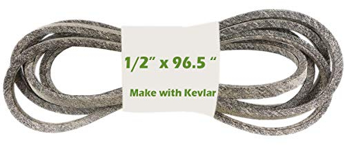 1/2 x 96,5 Courroie de tablier de tondeuse à gazon avec Kevlar pour Craftsman MTD Cub Ct 754-04060, 754-04060A, 954-04060,954-04060A; Craftsman SPM201671081,583271401; Compatible for Husqvarna 401603