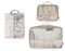 Legami - Travel Organiser - Set di tre buste da viaggio, stampa: mappa
