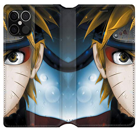 Cokitec Leather Wallet Case for iPhone 12 Pro Max Manga Naruto White