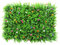 Hidyliu 1 schermo da giardino con falsa, in finta pelle, per giardino, balcone e terrazza (colore con fiori, 40 x 60 cm)