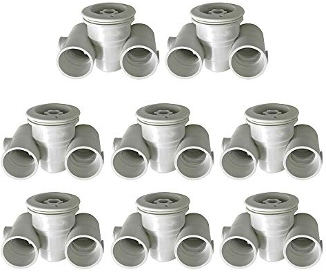 SHZICMY Pool Massagedüse Pool Jet 8 Stück, Pool SPA Jet Düse Massieren Big Power Jet Flussstrahlmassage Massageauslauf 48mm Massage Tube