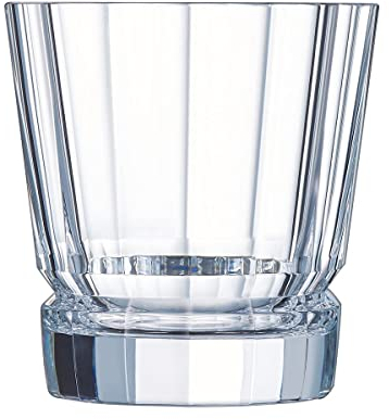 Cristal d'Arques Paris - Collection Macassar - 6 Gobelets forme basse 32 cl - Brillance, Transparence - Fabriqués en France - Emballage renforcé, adapté à la vente en ligne