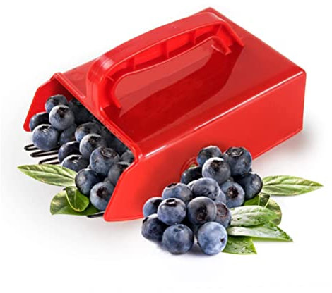 Beerenpflücker, Heidelbeerrechenschaufel mit Griff für Einfacheres Pflücken von Beeren, Preiselbeeren und Heidelbeeren