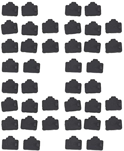 RJ45 Ethernet Hub Port Dust Plug Protective Caps 40pcs Black