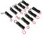 Agatige 10PCS Battery Holder, 3.7V Single 18650 Battery Holder with Wire Lead Plastic Battery Storage Box Case Holder for Wall Clocks Ham Radio Kids Toys