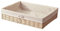 Gralara Cestini Intrecciati Cestino portaoggetti in Corda di Carta Piatto portapane Portaoggetti impilabile Cestino Decorativo per antipasti e caffè, 40cmx30cmx9cm