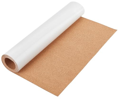 BENECREAT 2x0.4 m Selbstklebende Korkrolle, Korkplatten Mit 1mm Dicker Rückseite Matte Starke Selbstklebende Korkplatte Für Die Dekoration von Wandmöbeln, DIY-Projekte