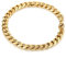 DVRK® Armband Herren Gold vergoldet mit 18k Gold Basis aus Edelstahl 316L Wasser- und Schweißbeständig - Cuban Bracelet 7 mm 19 cm - Schmuck für Männer