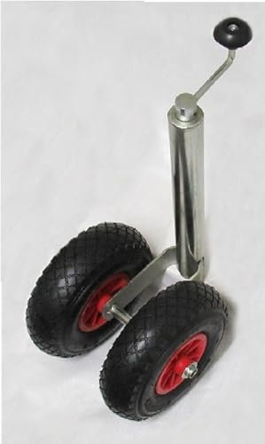 Heavy Duty Caravan Jockey Wheel 48MM (Double Trailer Wind Up Handle)
