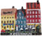 3D Copenhagen Dänemark Kühlschrankmagnet Reise Souvenir Kühlschrank Dekoration Magnet handbemalt Handwerk