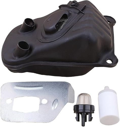 Exhaust Muffler Kit Fits for Husqvarna 550XP 550 XP Chainsaw, Replaces 523052602, with Deflector Fuel Filter Primer Bulb,Chainsaw Exhaust Muffler Kit