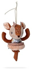 Lilliputiens - Baby Rassel Stella das Rehkitz - Spielzeug für Kinderwagen, Autositz und Laufstall, Baby Geschenk zur Geburt - Ab 6 Monate