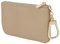 LARENNT Vollnarbiges Leder Münzbörsen für Damen und Herren - Schlüsseletui Leder Coin Purse Kleine Geldbörse Damen mit Schlüsselbund (Etoupe Grau)