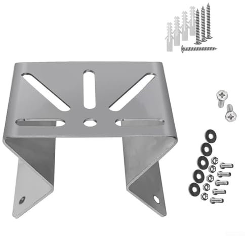 Besttoolifes Stainless Steel Wall Corner Mount Bracket for PTZ Camera Security Surveillance CCTV Wide Angle Adapter Compatible with for Eufy SoloCam S340 Ring Floodlight Cam