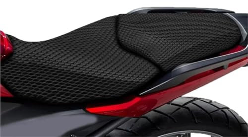 YUNJMYL Sitzbezug 3D-Mesh Atmungsaktiv rutschfest Schutzkissen Für NC750X NC700X NC700S NC700XD NC 750X 700X 700S 700XD 750 700