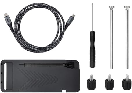 40 Gbit/s effiziente USB Typ C externe GPU-Dockstation unterstützt RTX3060 und GTX1060, schnelle Installation mit Halterung, externes GPU-Gehäuse