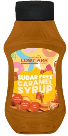 CarbZone - Low Carb® Zuckerfreier Sirup 500ml (2er-Pack, Karamell)