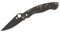 Spyderco Unisex – Erwachsene Taschenmesser Military Camo Black Blade, braun, 24.1